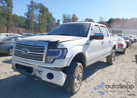 2012 Ford F-150 Platinum from USA, damaged, VIN 1FTFW1ET7CFA08809